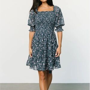 Baltic Born Azlyn Floral Smocked Dress